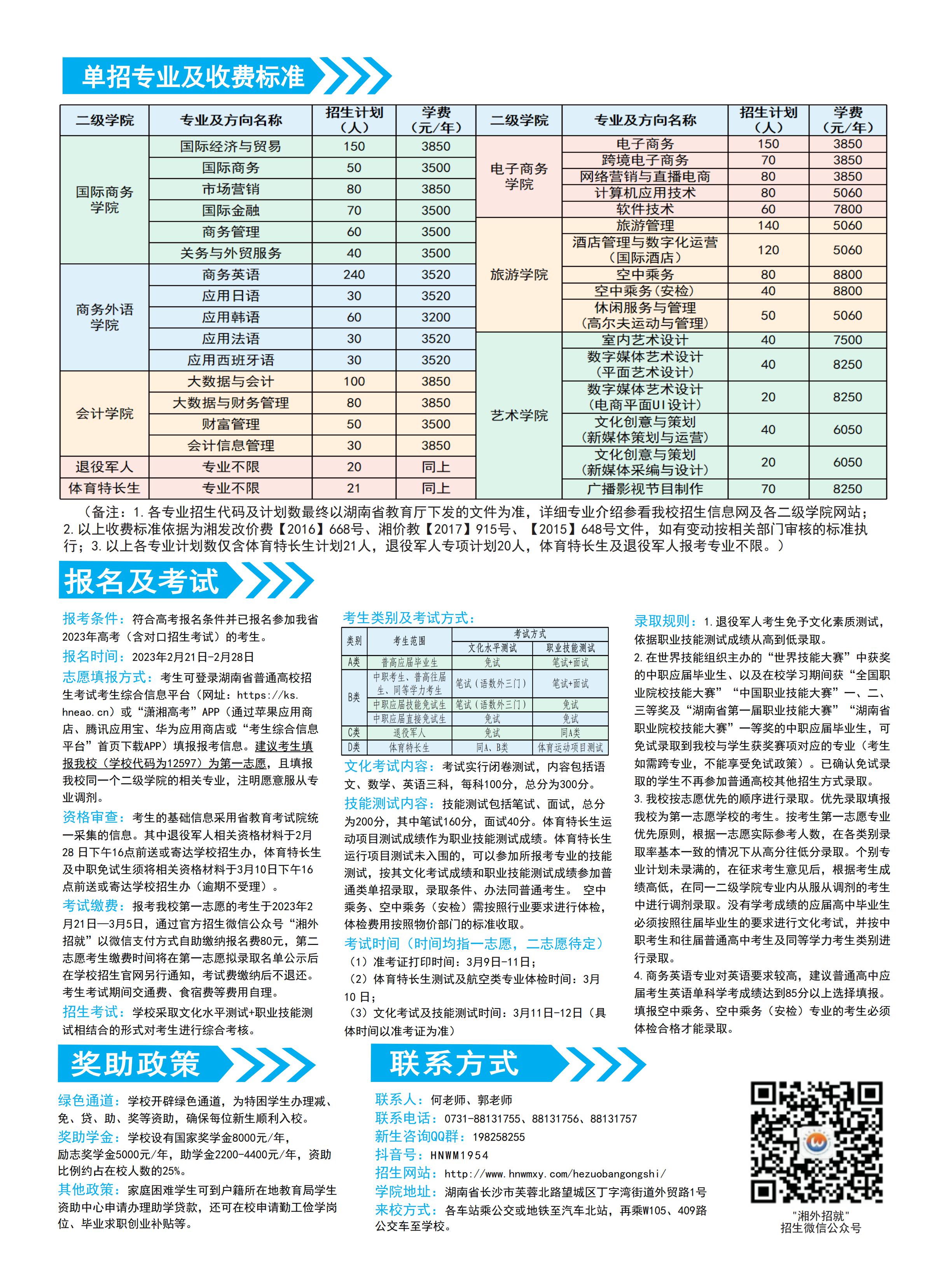 2023年湖南外贸职业学院单招简章02.jpg